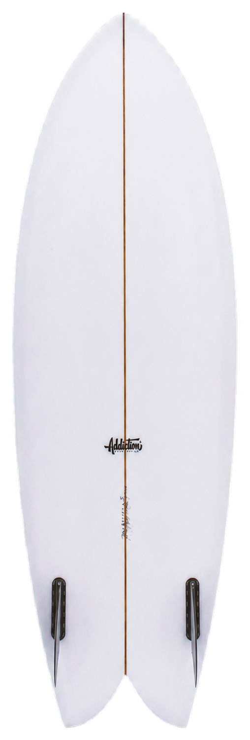 B52 Addiction Surfboards, vue du dessous