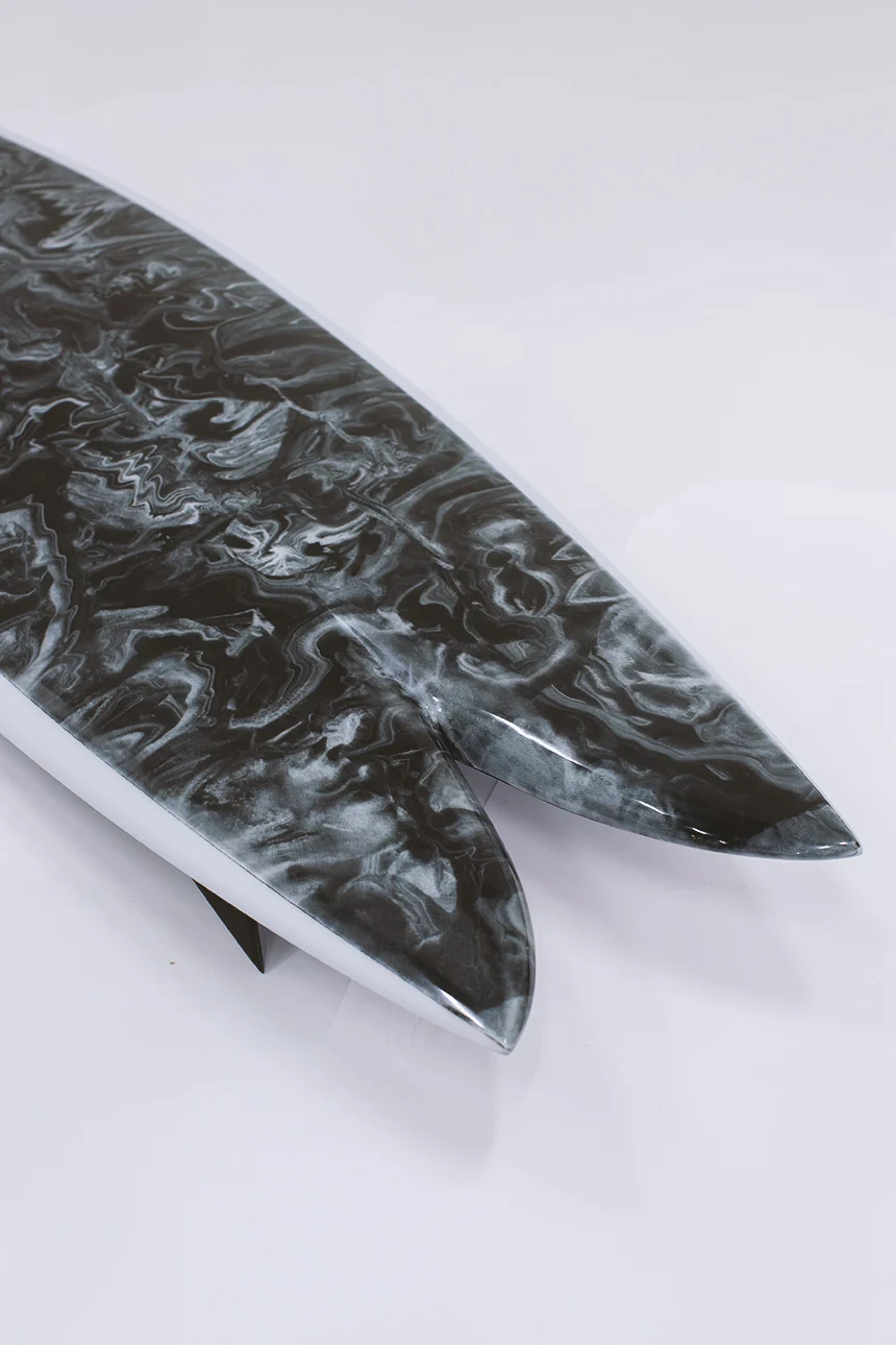 Split Tongue Addiction Surfboards — Finitions et détails